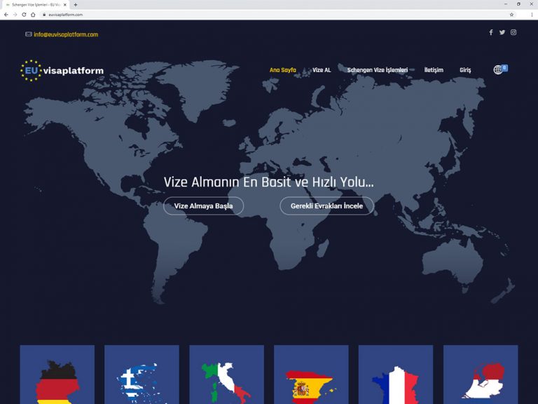 Eu Visa Platform Web Sitesi